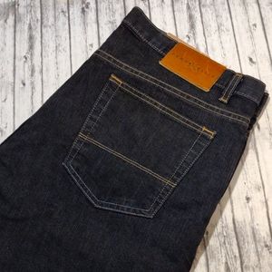 NWT Perry Ellis Men's Black Bootcut Jeans